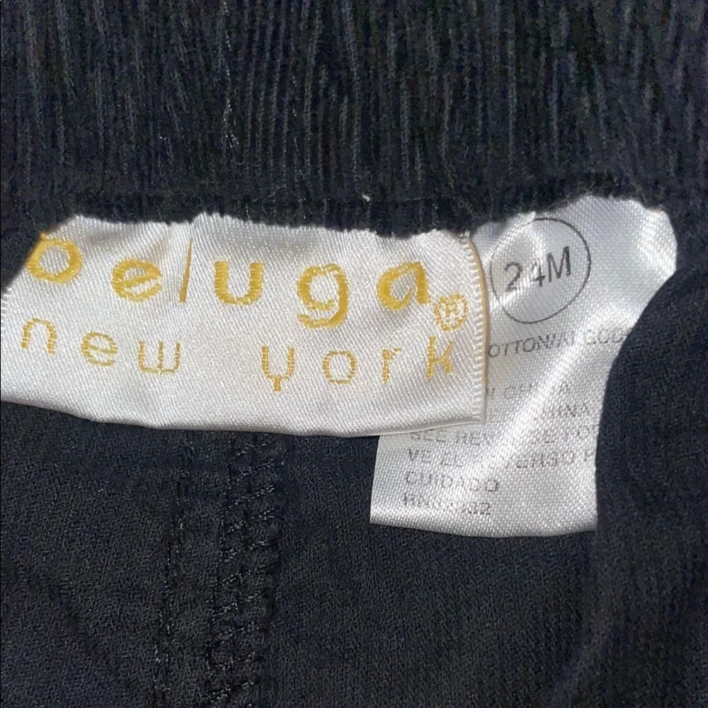 Kids Black and Red Casual Bottoms